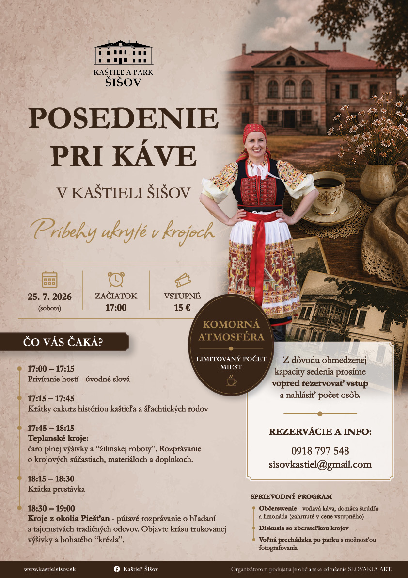 Plagát k podujatiu Príbehy ukryté v krojoch